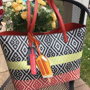 Xmas SALE INC bag orange, light green, black white colors